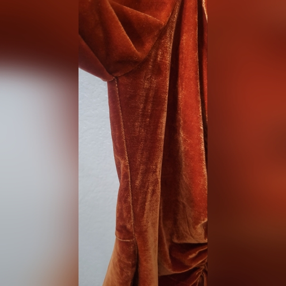 Amber Skies  Velvet Ruched Top Size M EUC - Picture 8 of 10